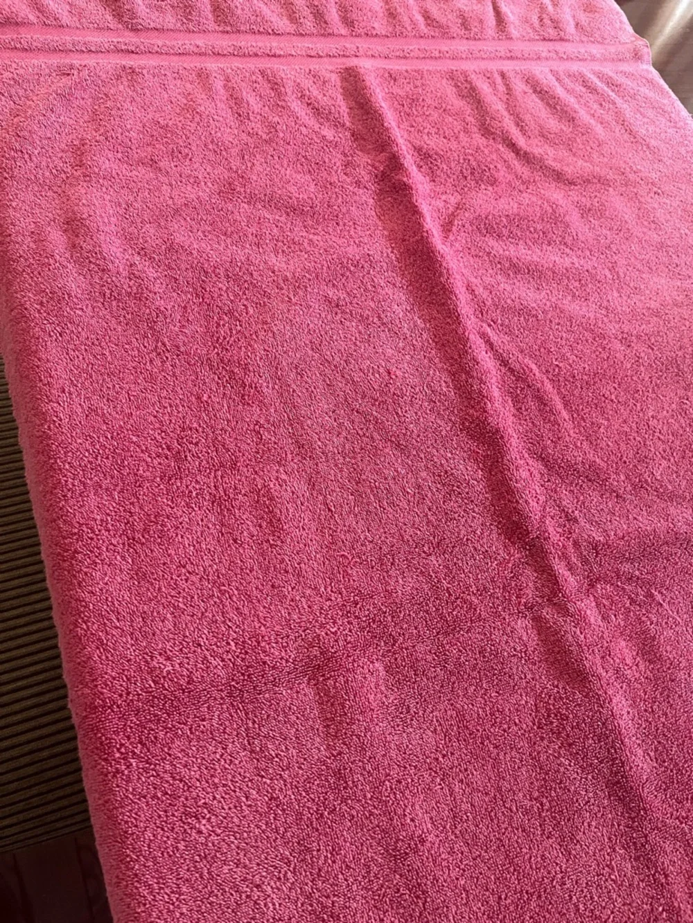 Ralph Lauren Coral-Pink Terry Bath Towel
